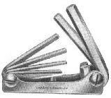 Alien type wrenches inch